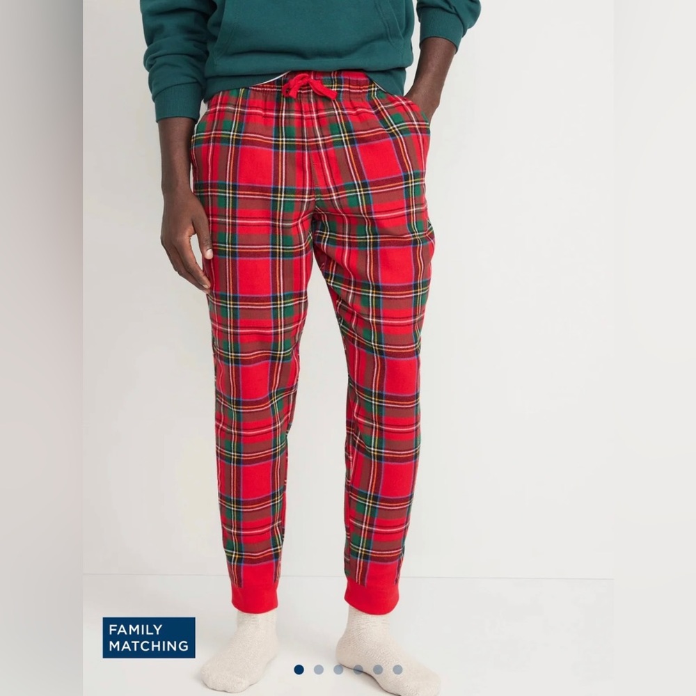 Old Navy Men Flannel Jogger Pajama Pants